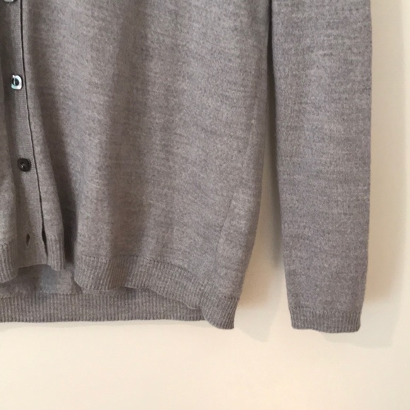 J. Crew Merino Wool Cardigan with Detail - Picture 3 of 6